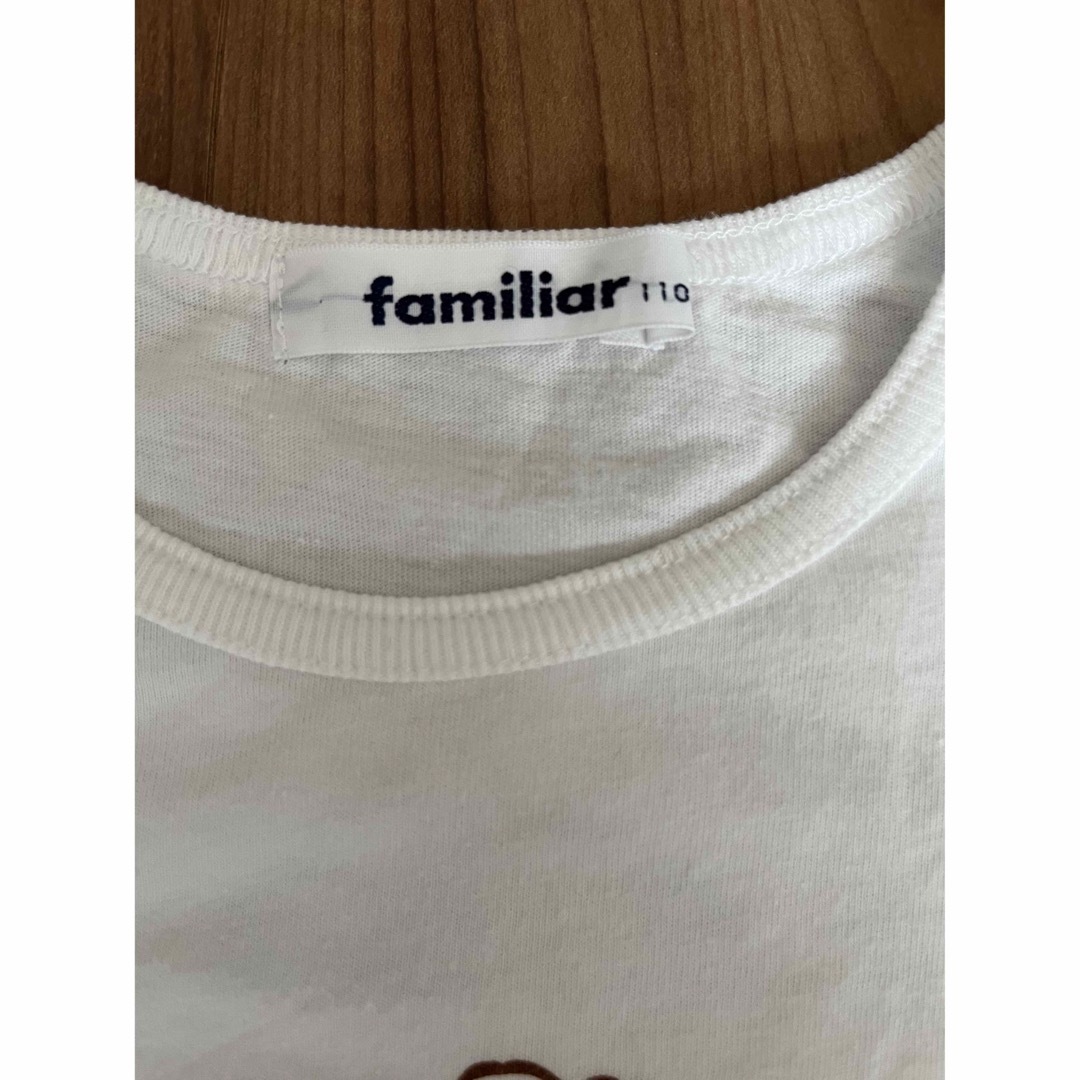 familiar(ファミリア)のfamiliar ファミリア　タンクトップ　110サイズ キッズ/ベビー/マタニティのキッズ服女の子用(90cm~)(Tシャツ/カットソー)の商品写真