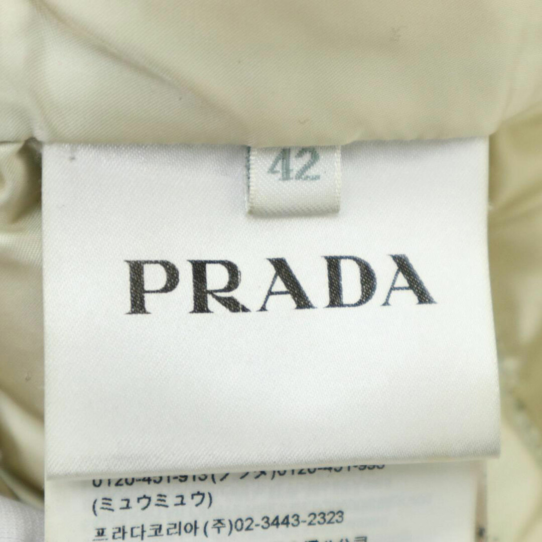 PRADA(プラダ)のプラダ フォックスファー ダウンジャケット 28B061 R152 R0K レディース ブラック PRADA 【中古】 【アパレル・小物】 レディースのジャケット/アウター(その他)の商品写真