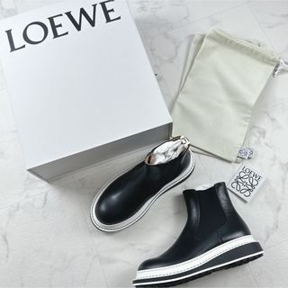 LOEWE - 新品 LOEWE ロエベ ブーツ 37 サイドゴアブーツ チェルシー