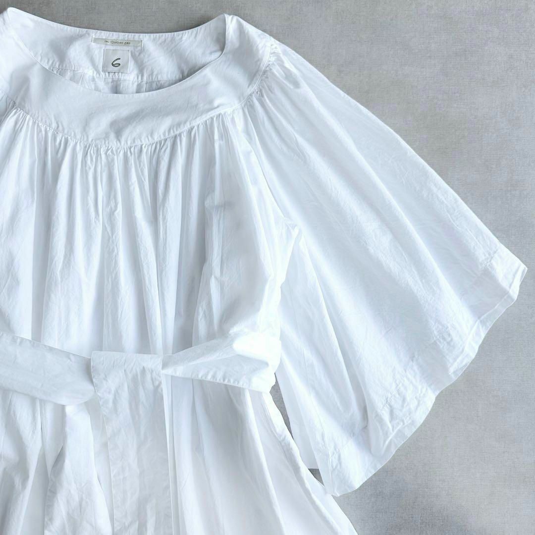 6 (ROKU)(ロク)の▲美品▲6 roku × ヌキテパ// COTTON POPLIN DRESS レディースのワンピース(ロングワンピース/マキシワンピース)の商品写真