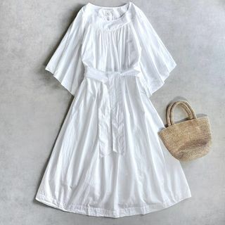 ロク(6 (ROKU))の▲美品▲6 roku × ヌキテパ// COTTON POPLIN DRESS(ロングワンピース/マキシワンピース)