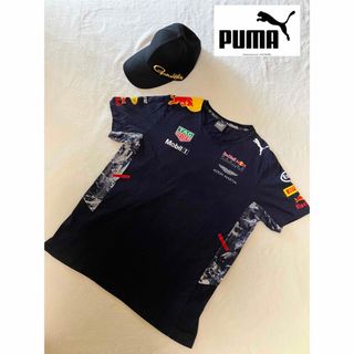 プーマ(PUMA)のPUMA F-1 企業ロゴ 半袖tシャツ SIZE L(Tシャツ/カットソー(半袖/袖なし))