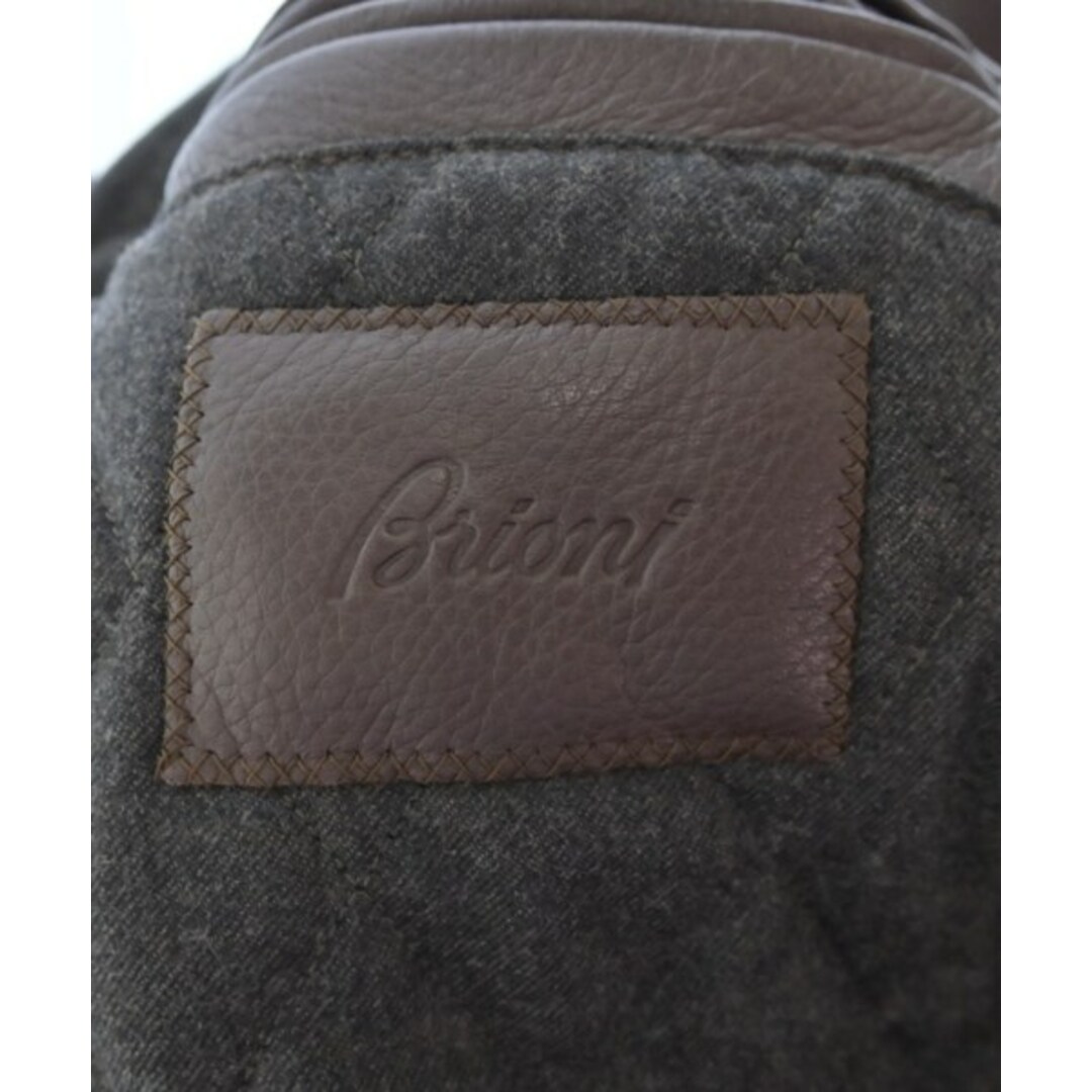 Brioni(ブリオーニ)のBrioni ブリオーニ ブルゾン 50(XL位) 茶 【古着】【中古】 メンズのジャケット/アウター(その他)の商品写真