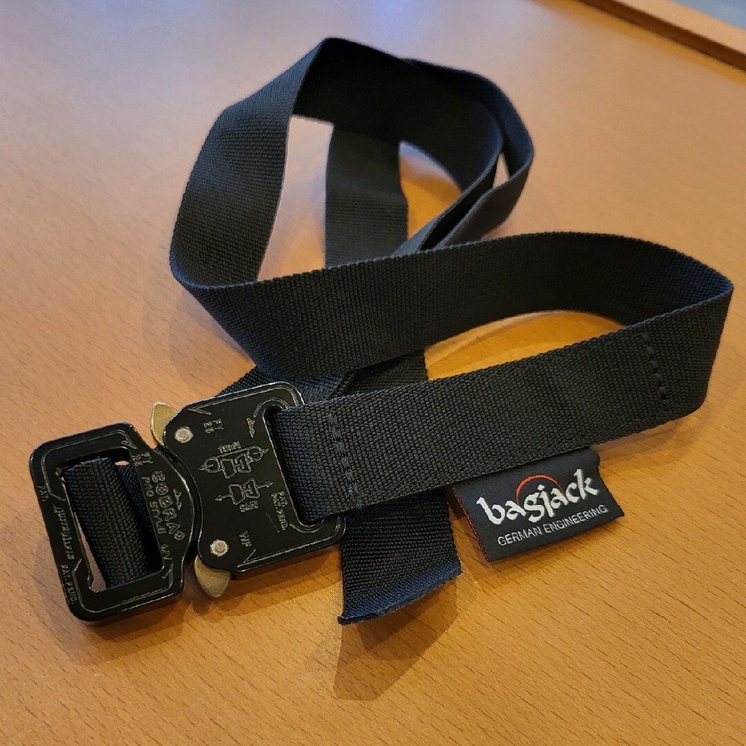 【bagjack 】cobra 25mm belt【Black】