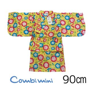 コンビミニ(Combi mini)の【タグ付き新品】combi mini 浴衣　90㎝(甚平/浴衣)