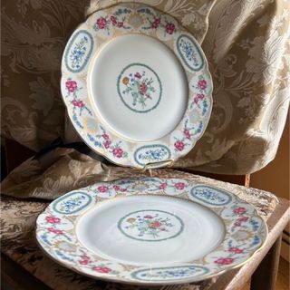 ローゼンタール(Rosenthal)の希少品 フランス製　Limoges vigny  ディナープレート ペア(食器)