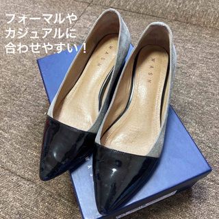 ウォッシュ(WASH)のWASH パンプス　37　24センチ相当(ハイヒール/パンプス)