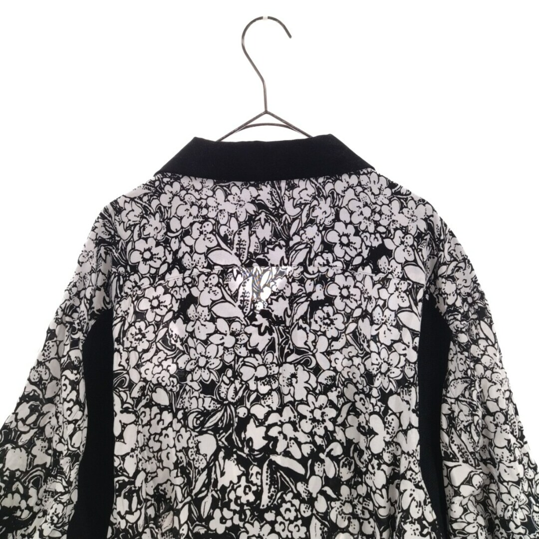 Sacai サカイ 23SS Floral Print Shirt フローラルプリント 半袖シャツ ブラック/ホワイト 23-03097M