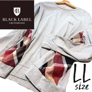 ブラックレーベルクレストブリッジ(BLACK LABEL CRESTBRIDGE)の【送料込】BLACK LABEL CRESTBRIDGE　ロンT 赤チェックLL(Tシャツ(長袖/七分))