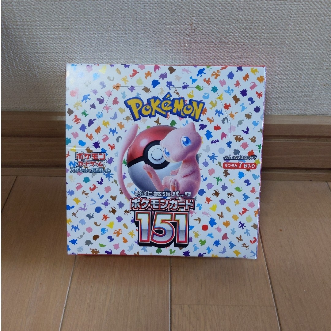 ポケモン - 強化拡張パックポケモンカード151新品シュリンクなしBOXの