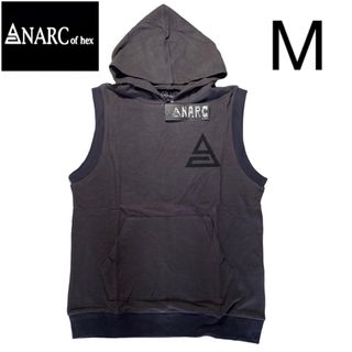 ヘックスアンチスタイル(HEX ANTISTYLE)の新品 ANARCofhex M パーカー ノースリーブ スウェットパーカー(パーカー)