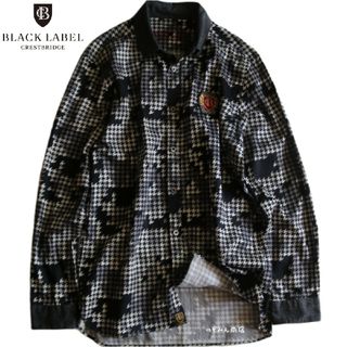 ブラックレーベルクレストブリッジ(BLACK LABEL CRESTBRIDGE)の【BLACK LABEL CRESTBRIDGE】美品　長袖シャツ　シルク混★(シャツ)