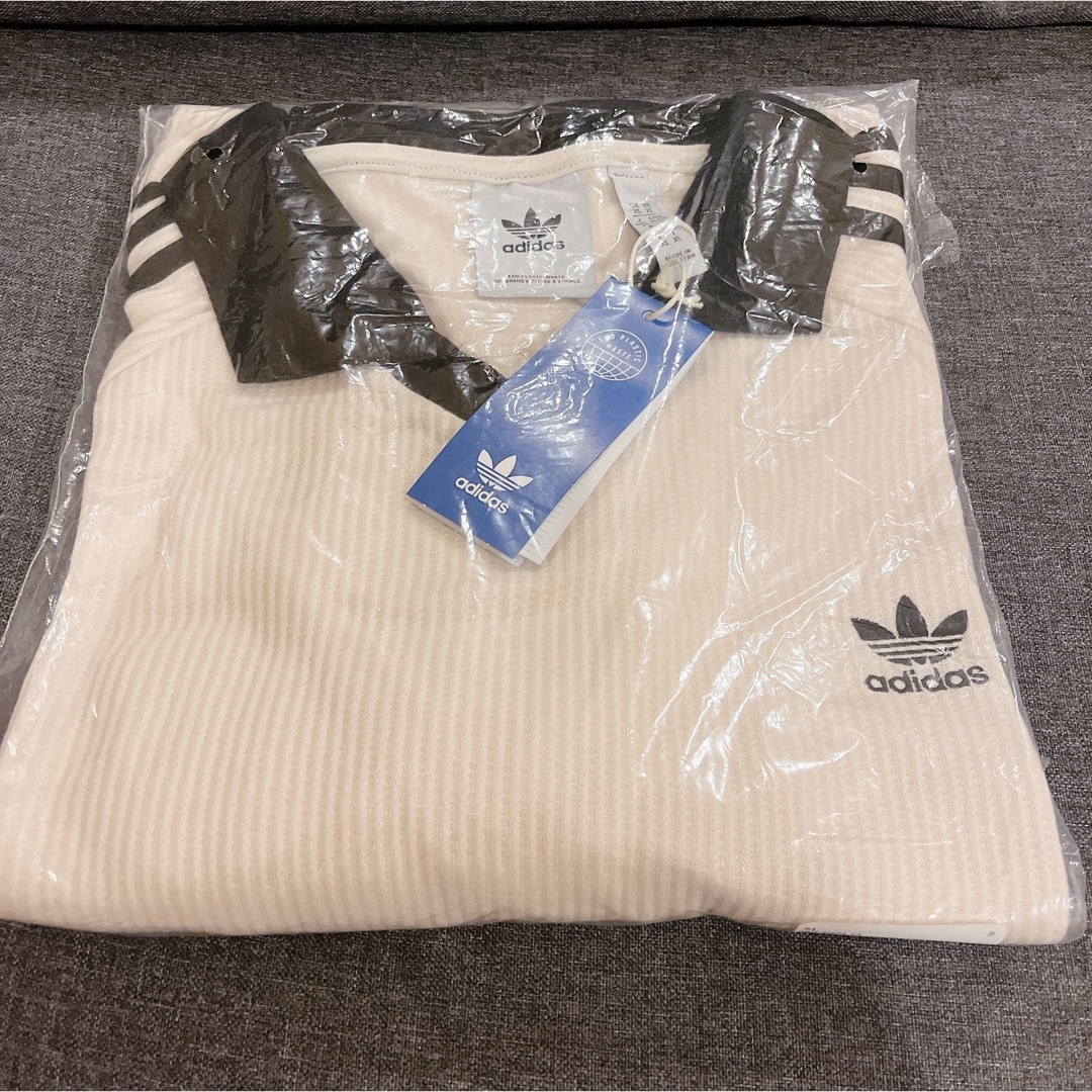 adidas - アディダス adidas ワッフルポロシャツ メンズ 3st ホワイト