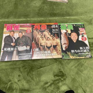 相撲 ２０２０年３月号 ４月号　５月号 （ベースボール・マガジン社）(趣味/スポーツ)