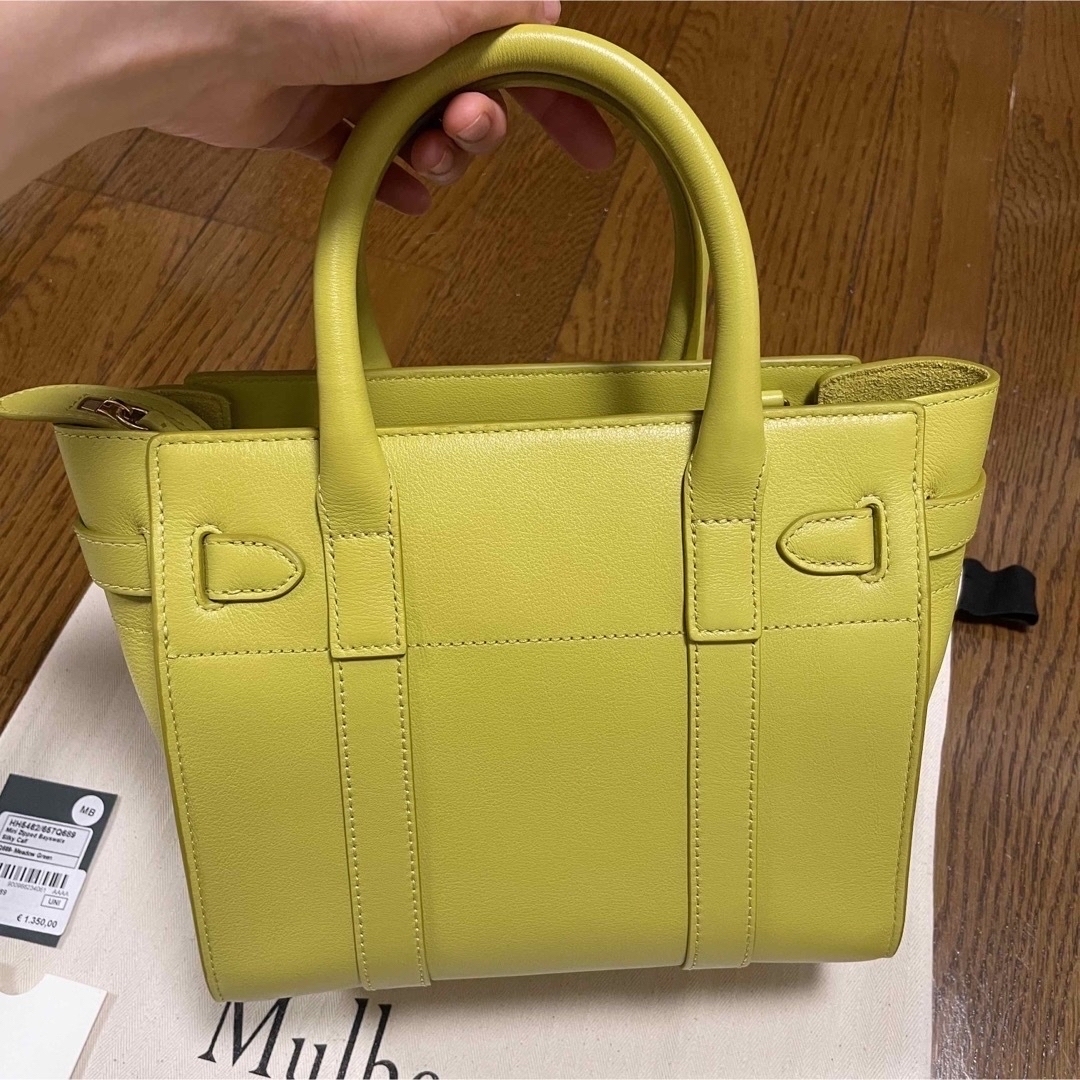 mulberry マルベリー ミニジップドベイズウォーター メドウグリーン