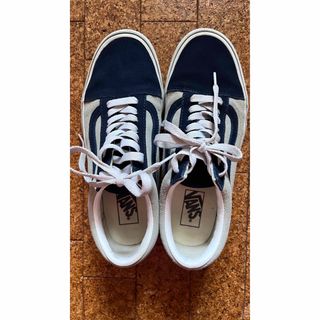 ヴァンズ(VANS)のVANS OLD SCHOOL GRAY×NVY 26cm(スニーカー)