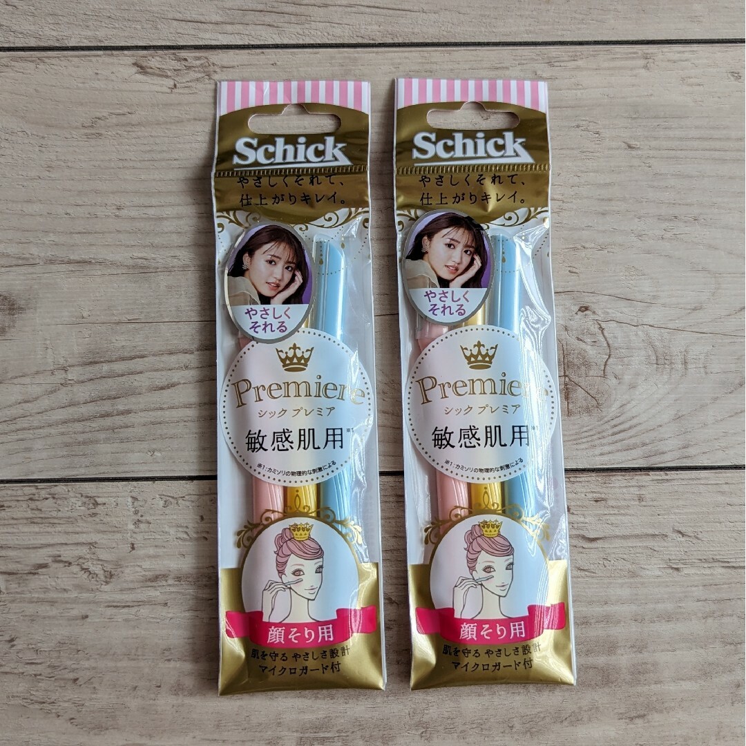 Schick(シック)のSchick Premiere 敏感肌用 コスメ/美容のシェービング(カミソリ)の商品写真