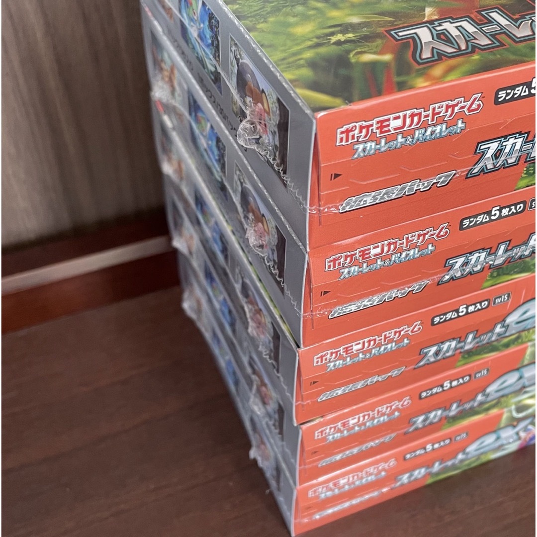 ポケモン - ポケモンカード スカーレットex 5BOX シュリンク付き 新品 ...