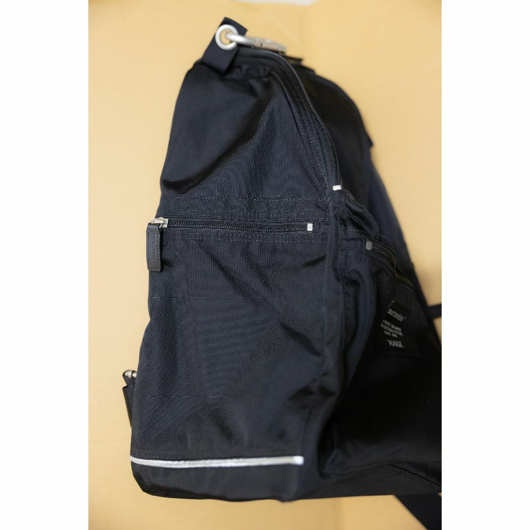 marimekko(マリメッコ)のマリメッコ　BUDDY　リュック　ブラック レディースのバッグ(リュック/バックパック)の商品写真