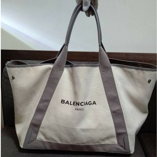 BALENCIAGA トートバッグ　カバス　バレンシアガ　グレー