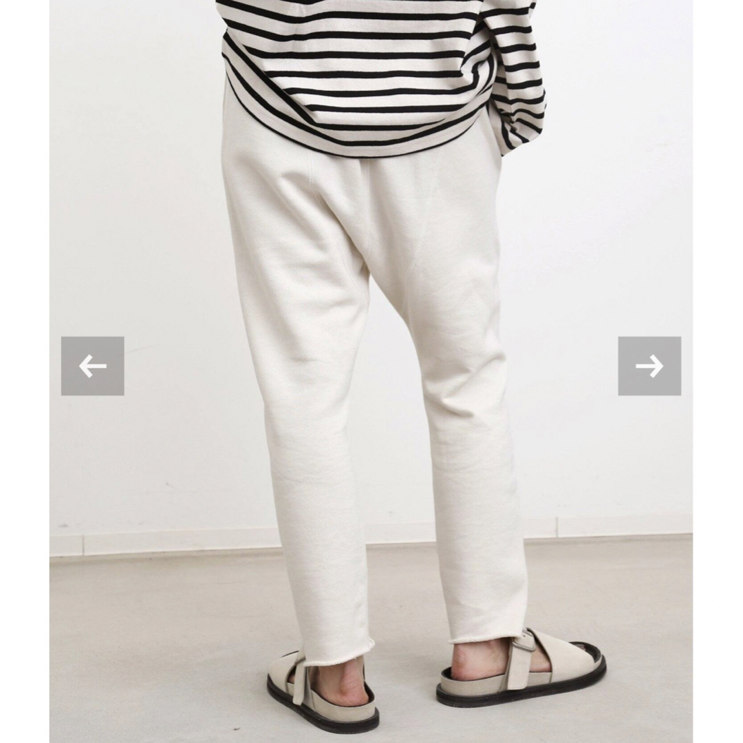 L'Appartement DEUXIEME CLASSE(アパルトモンドゥーズィエムクラス)の☆ Sarrouel Sweat Pants ホワイト　36 レディースのパンツ(カジュアルパンツ)の商品写真