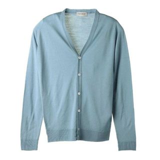 ジョンスメドレー(JOHN SMEDLEY)のJOHN SMEDLEY ジョンスメドレー カーディガン/PETWORTH エクストラファインメリノウール 30ゲージ STANDARD FIT メンズ OCEANSPRAY(カーディガン)