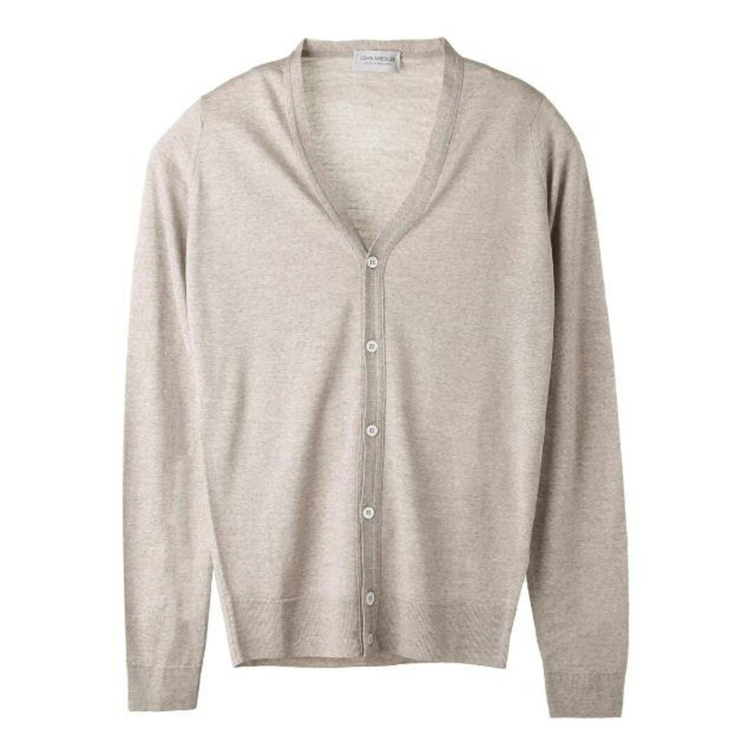 JOHN SMEDLEY(ジョンスメドレー)のJOHN SMEDLEY ジョンスメドレー カーディガン/PETWORTH エクストラファインメリノウール 30ゲージ STANDARD FIT メンズ SOFTFAWN メンズのトップス(カーディガン)の商品写真