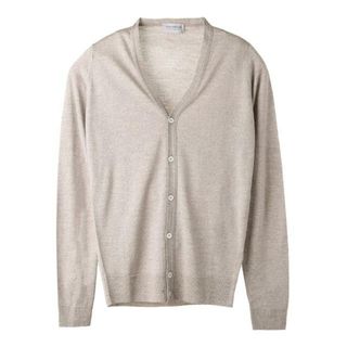 ジョンスメドレー(JOHN SMEDLEY)のJOHN SMEDLEY ジョンスメドレー カーディガン/PETWORTH エクストラファインメリノウール 30ゲージ STANDARD FIT メンズ SOFTFAWN(カーディガン)