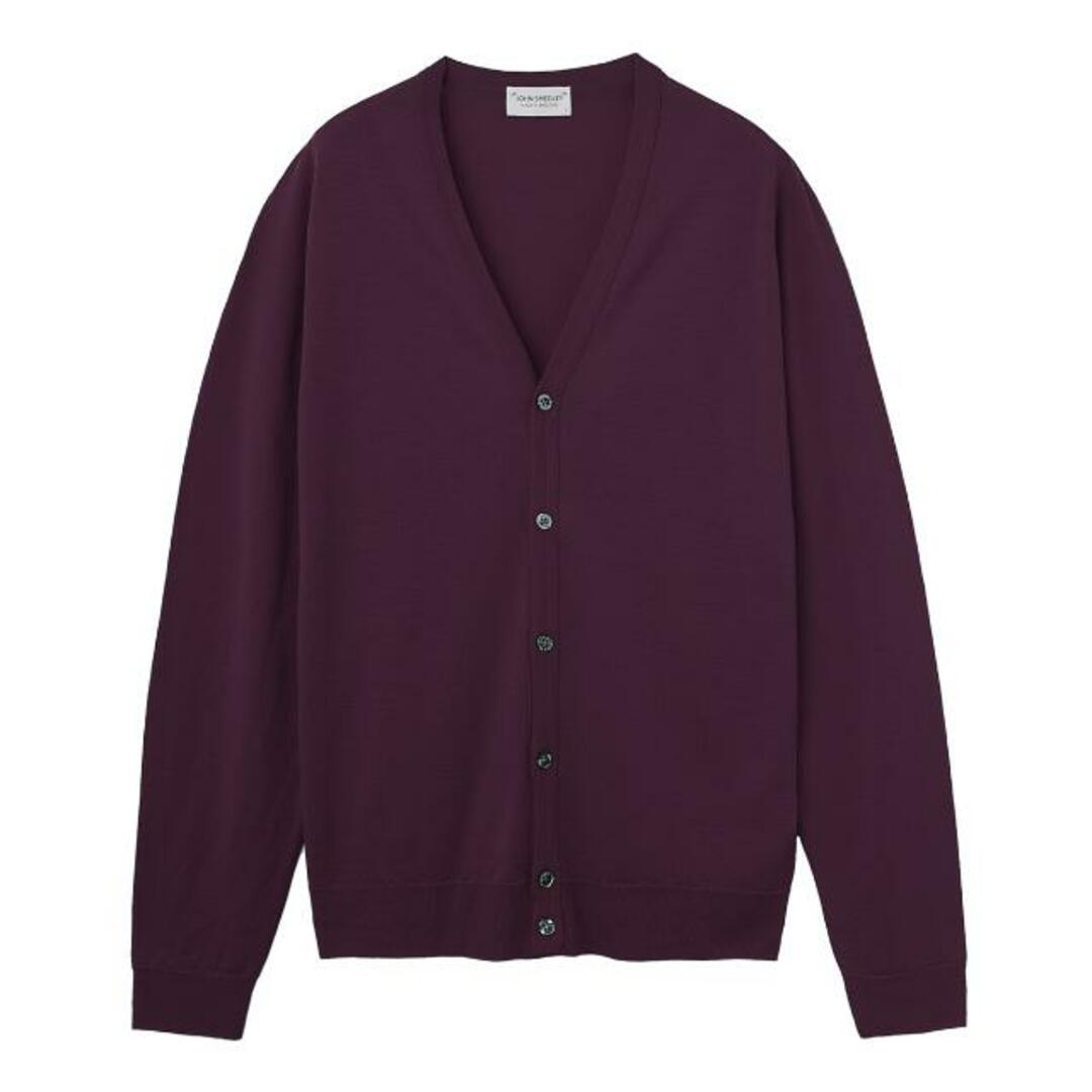 JOHN SMEDLEY(ジョンスメドレー)のJOHN SMEDLEY ジョンスメドレー カーディガン/PETWORTH エクストラファインメリノウール 30ゲージ STANDARD FIT メンズ PIGMENTPURPLE メンズのトップス(カーディガン)の商品写真