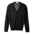 JOHN SMEDLEY ジョンスメドレー カーディガン/PETWORTH エクストラファインメリノウール 30ゲージ STANDARD FIT メンズ BLACK L