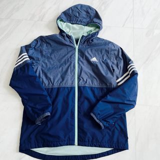 アディダス(adidas)のadidas裏起毛つきナイロンジャンパー＊160＊(ジャケット/上着)