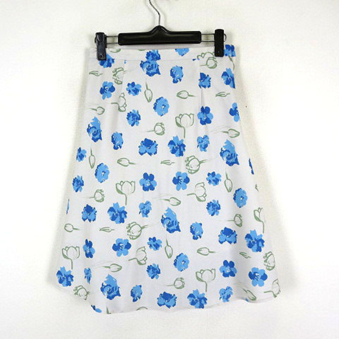 リリーブラウン スカート 花柄 シフォン マーメイド M 1 白 青 緑 | フリマアプリ ラクマ