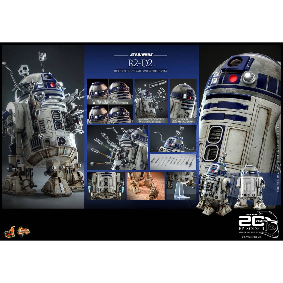 ホットトイズ MMS651 スター・ウォーズ R2-D2 1/6 フィギュア