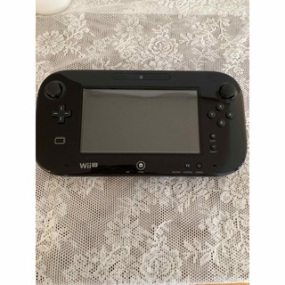 ウィーユー(Wii U)のNintendo Wii U  ゲームパッド ブラック　黒(家庭用ゲーム機本体)