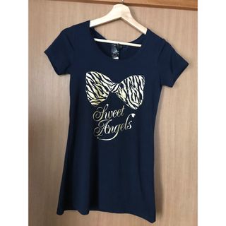 値下げ　新品　デザインTシャツ　伸縮性あり　Lサイズ(Tシャツ(半袖/袖なし))