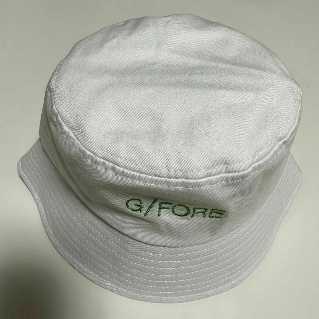 ゴルフ 帽子 バケットハット/GFOREジーフォア:白