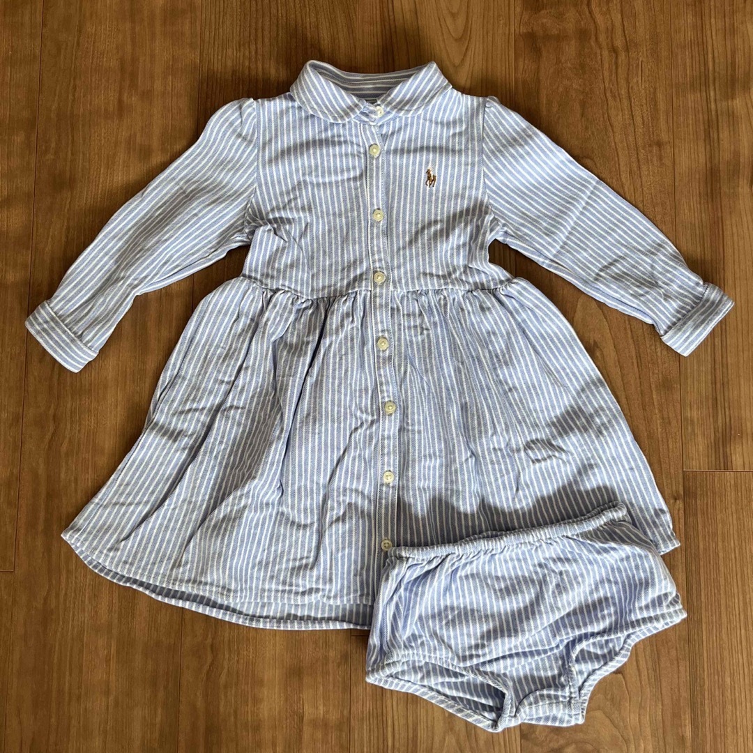 POLO RALPH LAUREN(ポロラルフローレン)のポロラルフローレン　POLO RALPH LAUREN ワンピース　24Mサイズ キッズ/ベビー/マタニティのベビー服(~85cm)(ワンピース)の商品写真