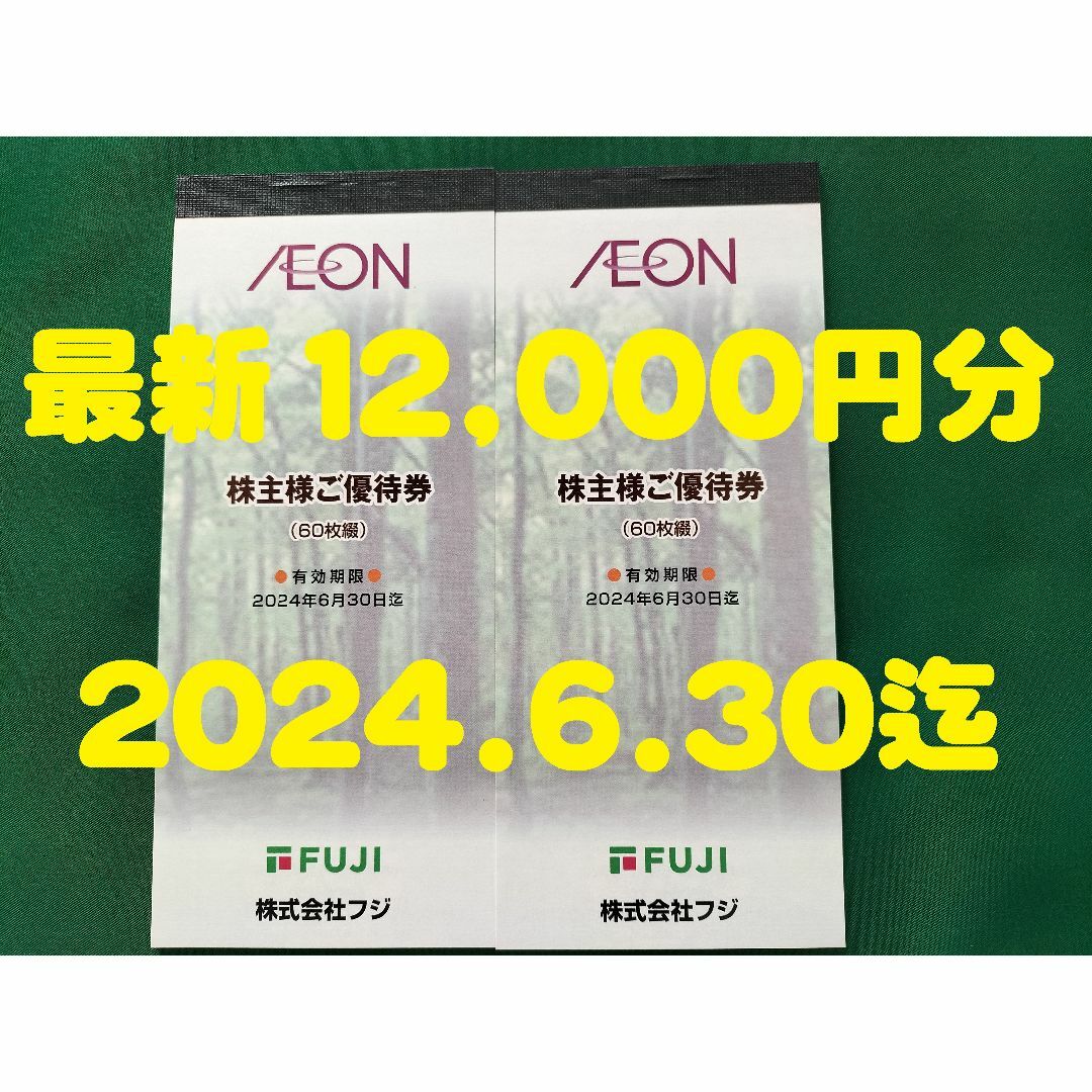 値頃 フジ株主優待券 12,000円分:2冊 yasumaen.jp
