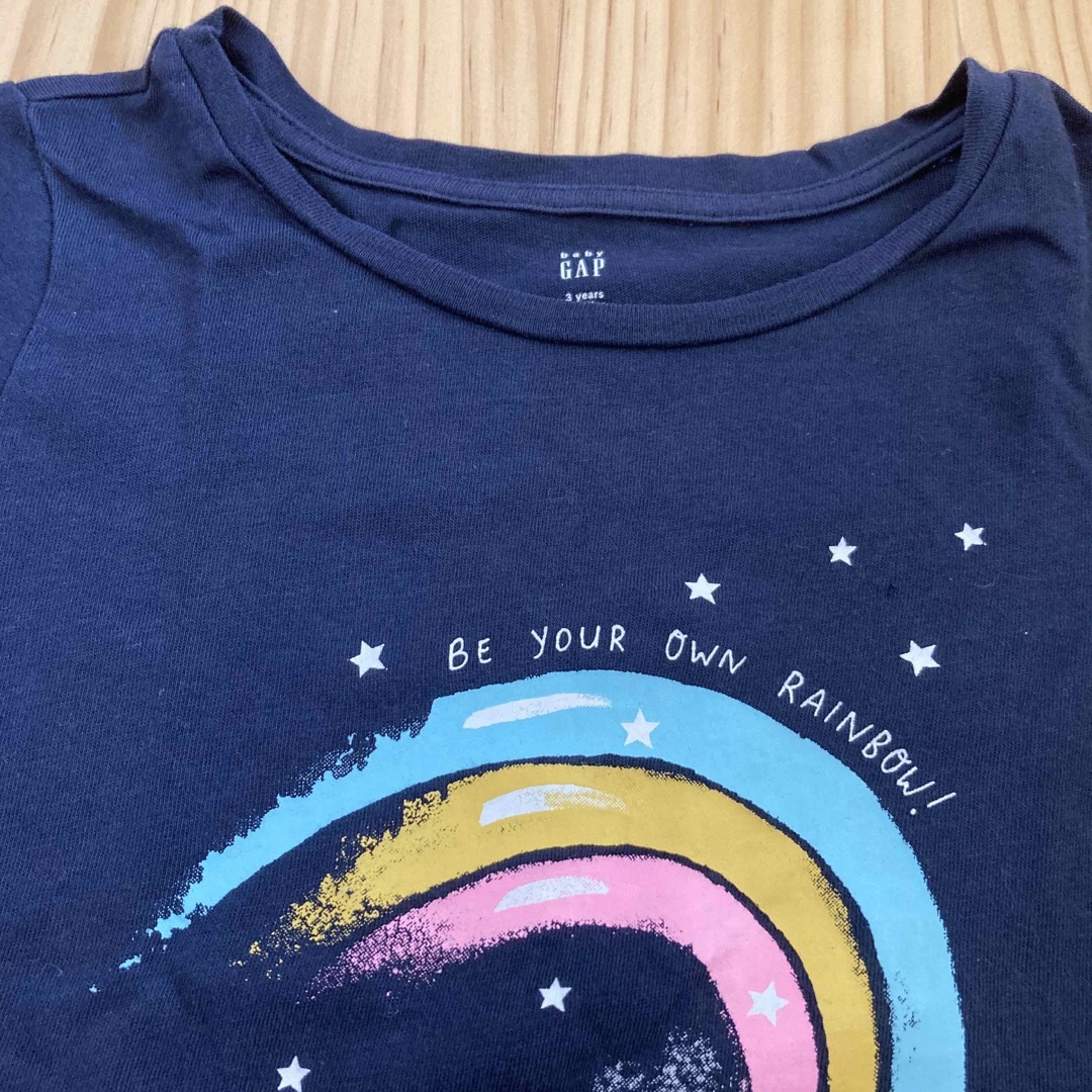 GAP GAP ギャップ キッズ 子ども服 半袖 トップス Tシャツ ネイビー 100の通販 by 断捨離中｜ギャップならラクマ