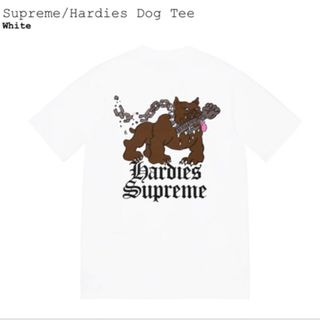 シュプリーム(Supreme)のSupreme Hardies Dog Tee White(Tシャツ/カットソー(半袖/袖なし))