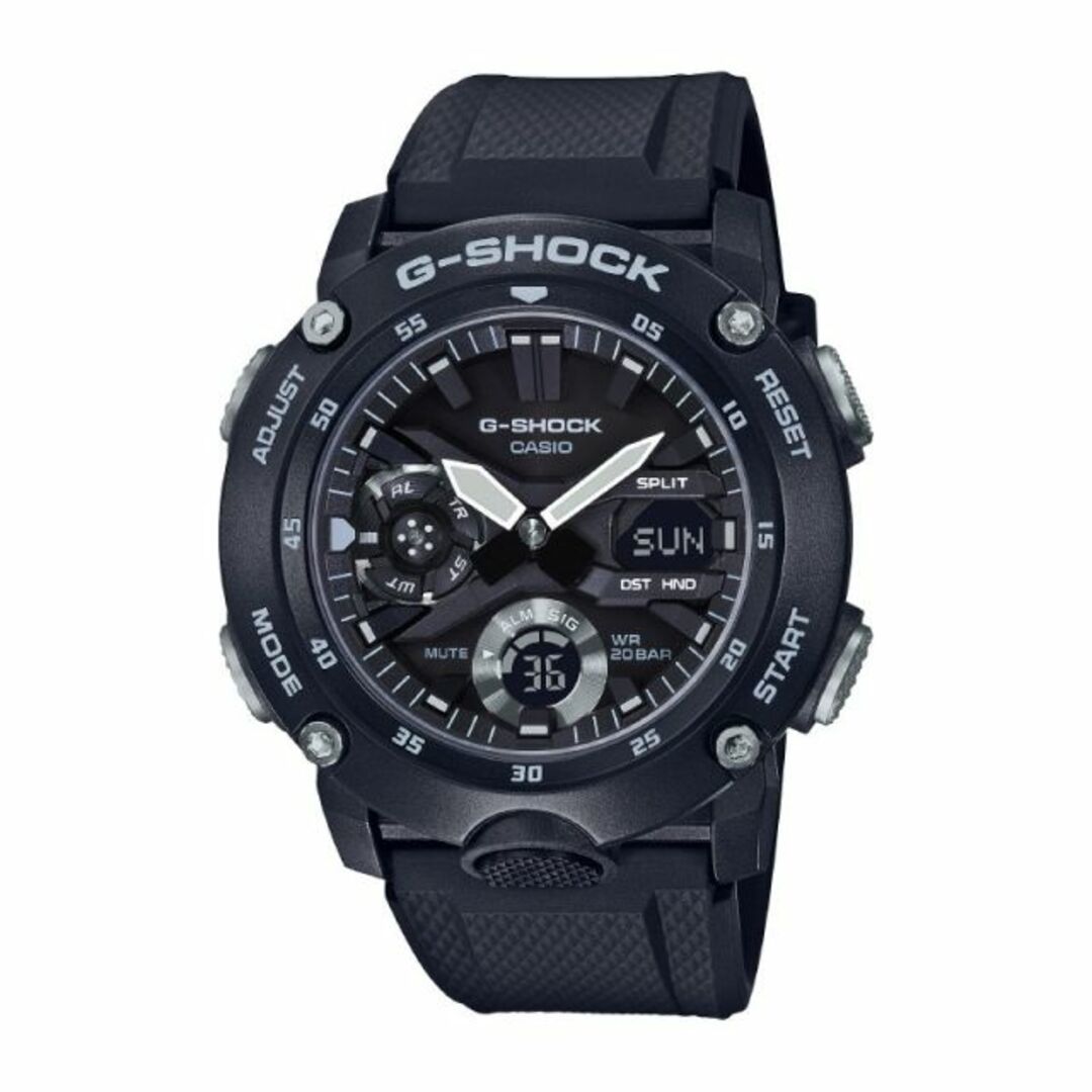 カシオ CASIO 腕時計 G-SHOCK GA-2000S-1AJF 黒電池式防水