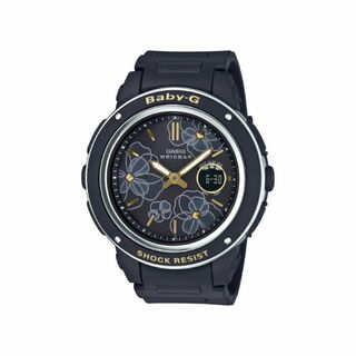 カシオ(CASIO)のカシオ CASIO 腕時計 レディース BABY-G ベビージー ベビーG BGA-150FL-1AJF 黒(腕時計)