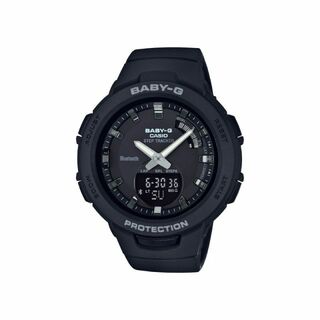 カシオ(CASIO)のカシオ CASIO 腕時計 レディース BABY-G ベビージー ベビーG BSA-B100-1AJF 黒(腕時計)