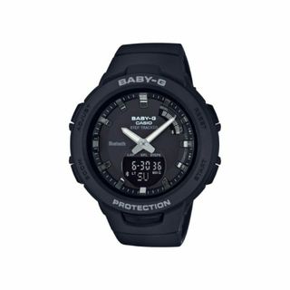 カシオ(CASIO)のカシオ CASIO 腕時計 レディース BABY-G ベビージー ベビーG BSA-B100-1AJF 黒(腕時計)