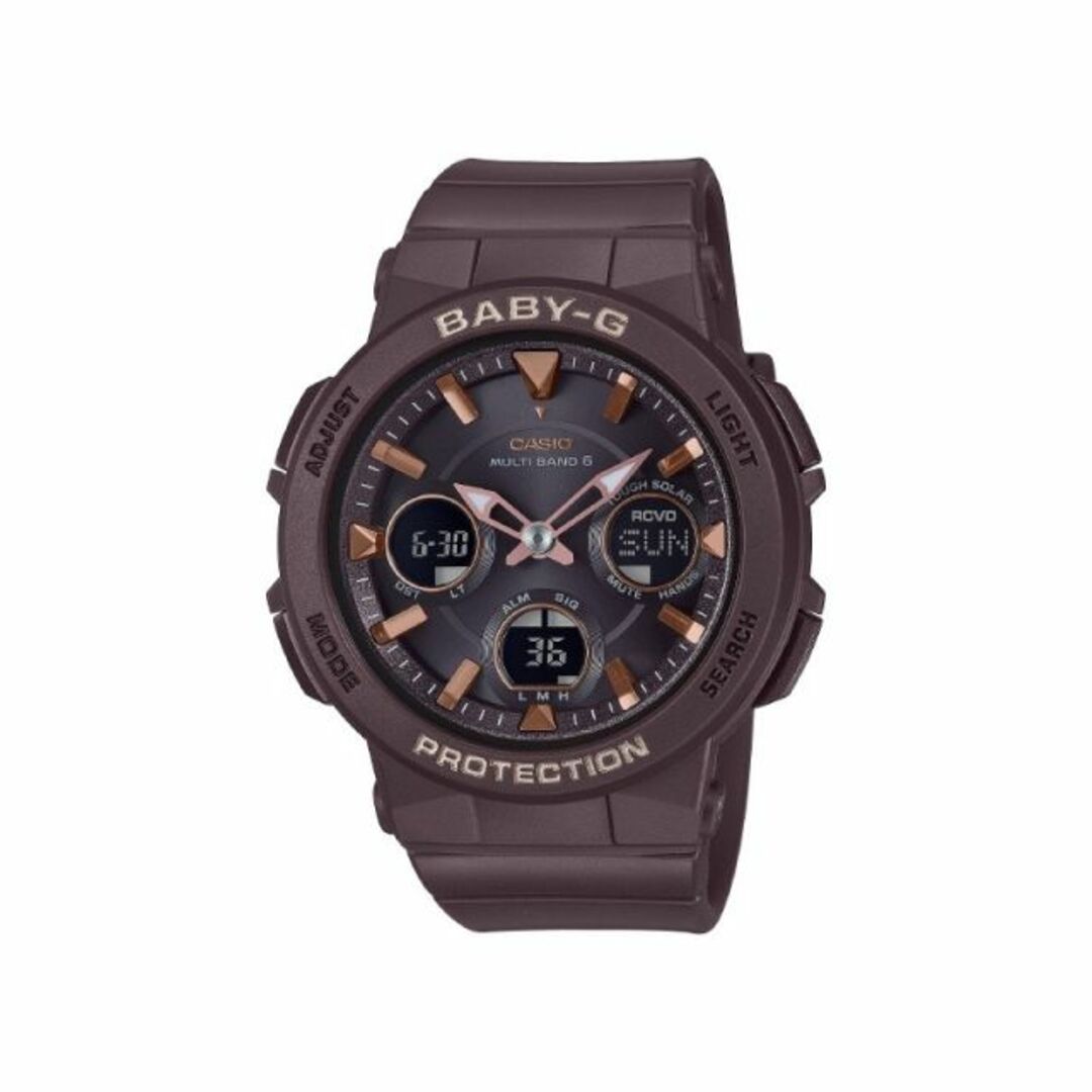 37腕回り最小カシオ CASIO 腕時計 レディース BABY-G ベビージー ベビーG BGA-2510-5AJF ブラウン