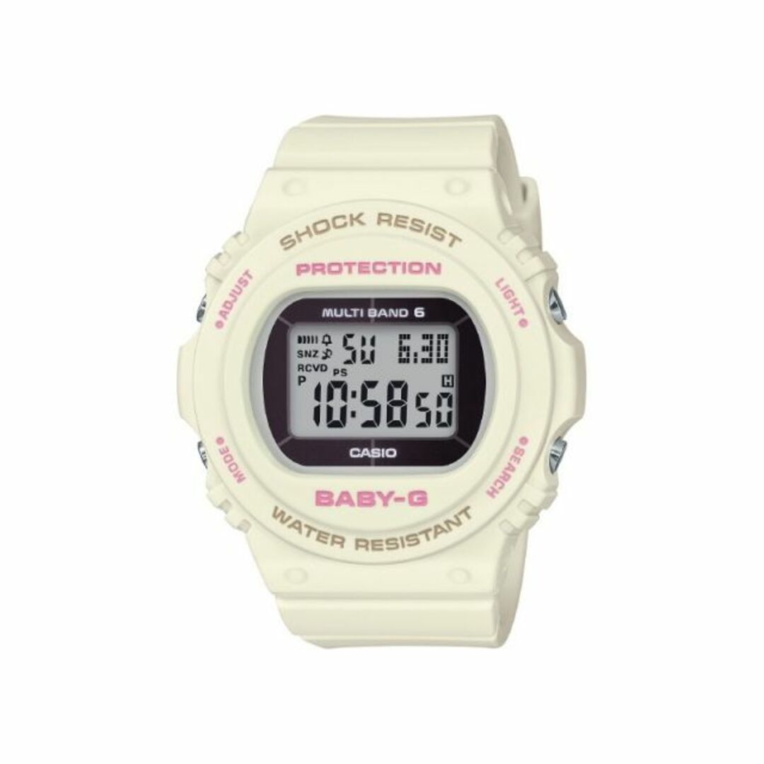 18精度カシオ CASIO 腕時計 レディース BABY-G ベビージー ベビーG BGD-5700-7JF 白