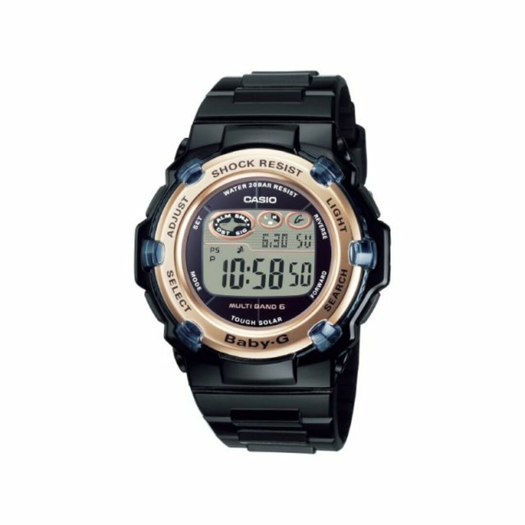 カシオ CASIO 腕時計 レディース BABY-G ベビージー ベビーG BGR-3003U-1JF 黒電波ソーラー防水