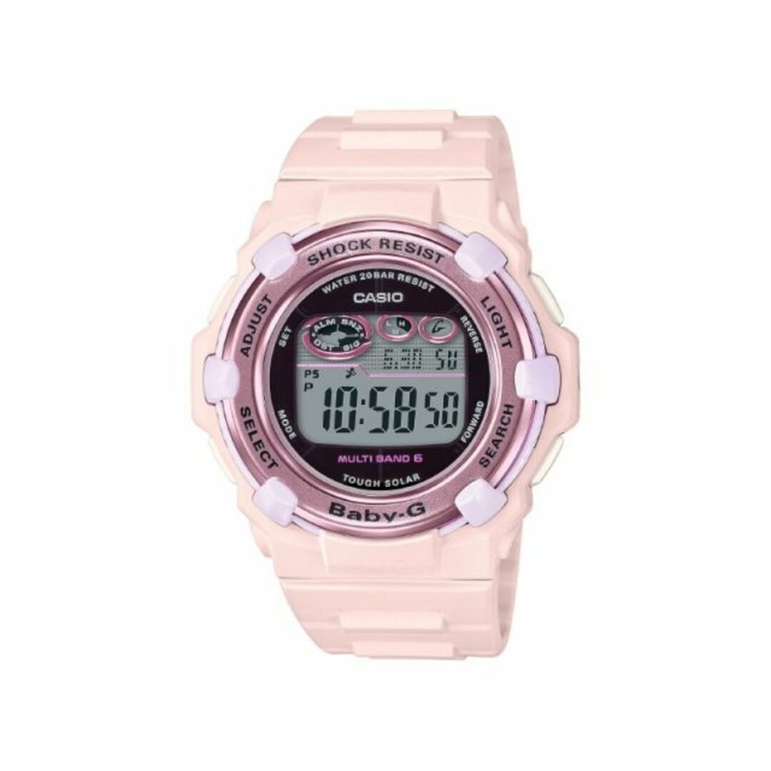 20気圧防水ケースサイズ縦カシオ CASIO 腕時計 レディース BABY-G ベビージー ベビーG BGR-3000UCB-4JF 黒