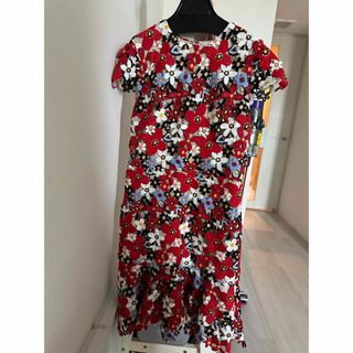 アリスアンドオリビア(Alice+Olivia)のalice+Olivia ワンピース　花柄　flower 未着用(ロングワンピース/マキシワンピース)