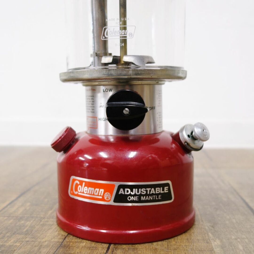 コールマン Coleman ランタン 286A 1989年 3月 ADJUSTABLE ONE コールマン Coleman ランタン 286A 1989年 3月 ADJUSTABLE ONE